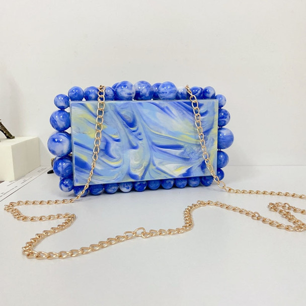 Acrylic Cloud Bags Candy Color Shoulder Bag Crossbody Bag Small Square Bag Chain Strap Bag Women's Bag Pearl Party Handbags New