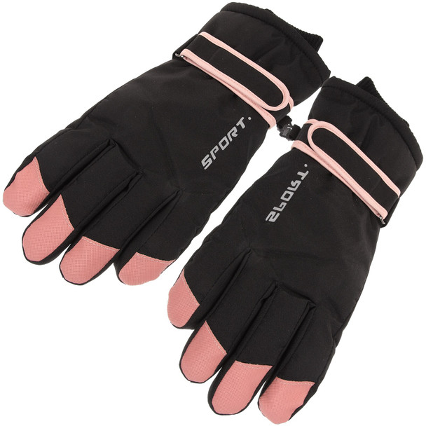 1 Pair Ski Gloves Hiking Gloves Winter Sports Gloves Warm Mitts for