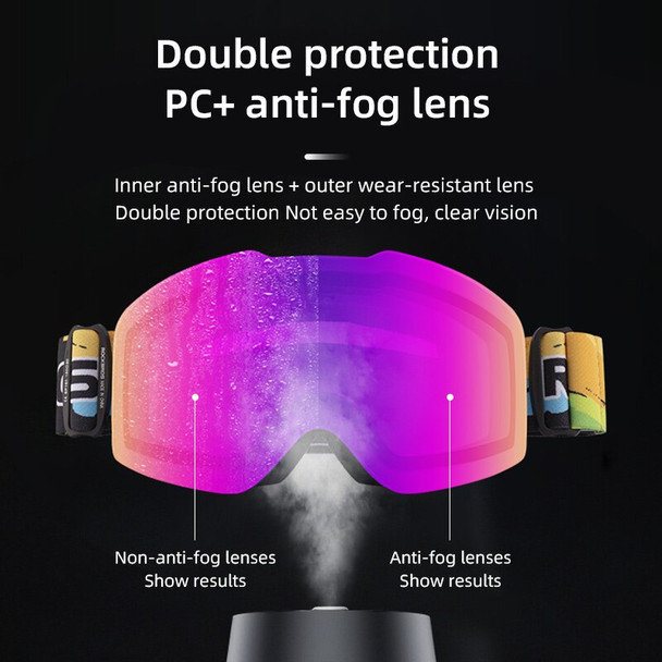 Rockbros wholesale Ski Double Layers UV400 Skiing Goggles Wo Anti fog Rockbros wholesale Ski Double Layers UV400 Skiing Goggles Wo Anti fog