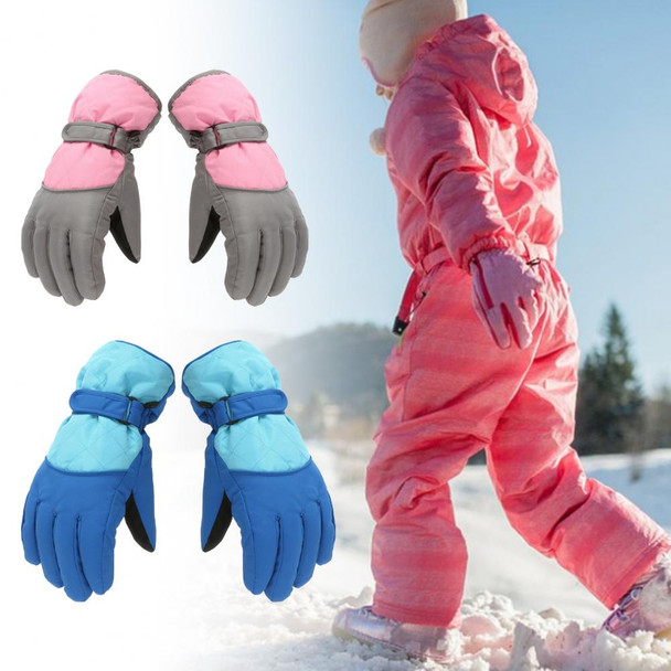1 Pair Winter Gloves Windproof Wide Applicability Knitted Fabric