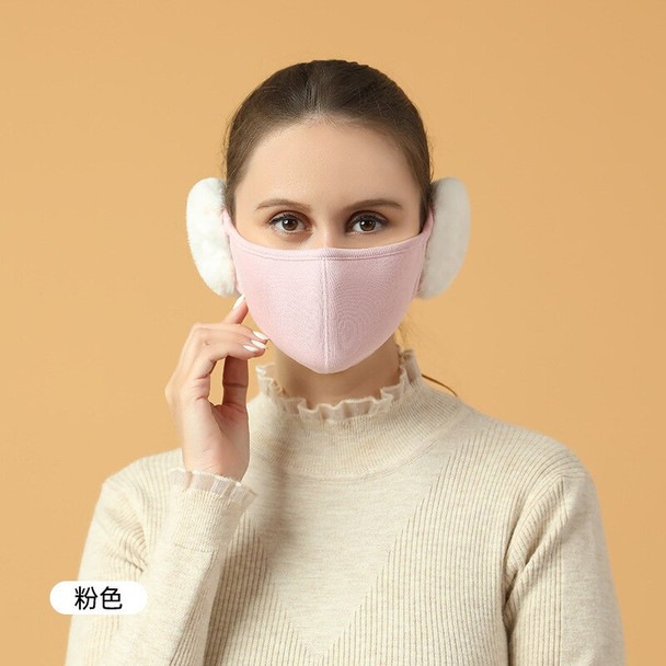 New Women's Autumn Winter Plush Stereoscopic Slim Thermal Mask Cold