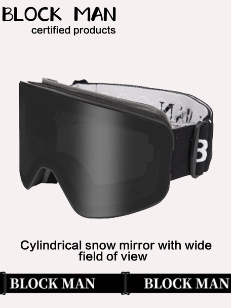 Ski goggles for men and women, cylindrical ski goggles for adults,