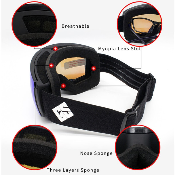 Outdoor New Ski Glasses Anti Fog Snow Snowmobile Goggles Sports Outdoor New Ski Glasses Anti Fog Snow Snowmobile Goggles Sports