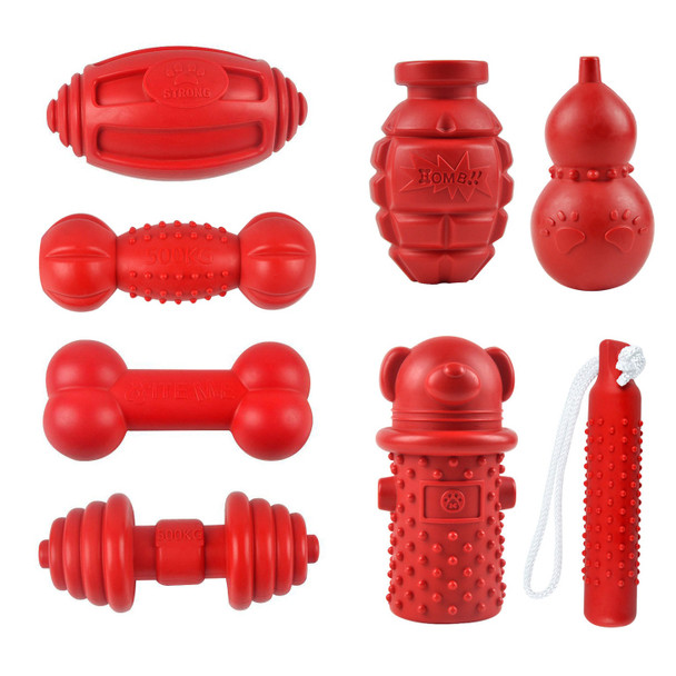 Dog Chew Toys Ball Interactive Pool Play Floating Bite Resistant Squeaky Rubber Fidget Toy Supplies Product for Small Large Dogs