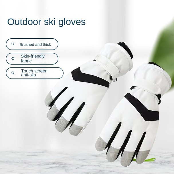 Winter Outdoor Ski Gloves | Touchscreen Ski Gloves | Ski Skiing Man