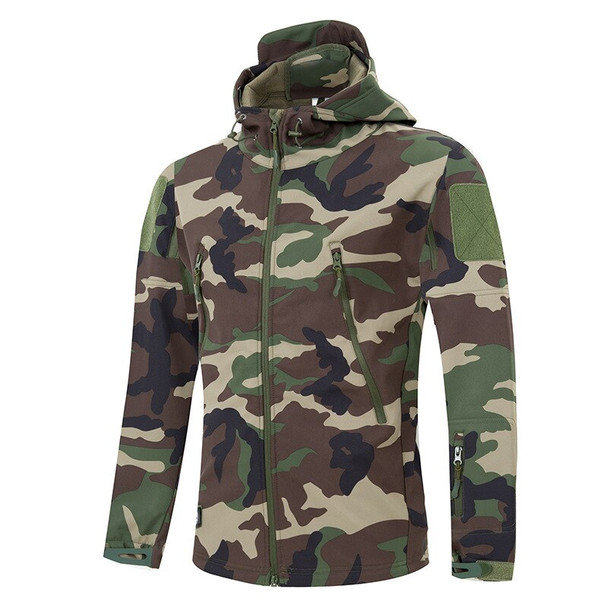Outdoor Men's Tactical Jacket Jacket Three-in-one Camouflage Tactical