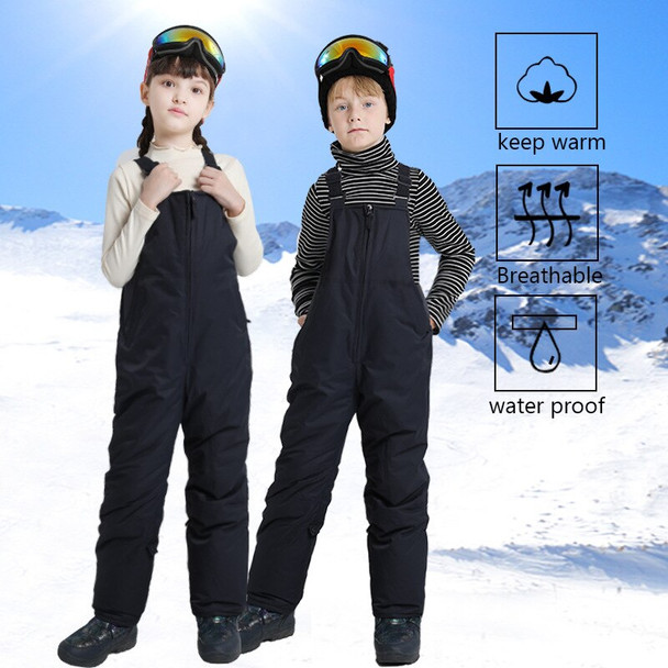 New Children One-piece Ski Pants Thickened Warm Boys Girls Outdoor New Children One-piece Ski Pants Thickened Warm Boys Girls Outdoor