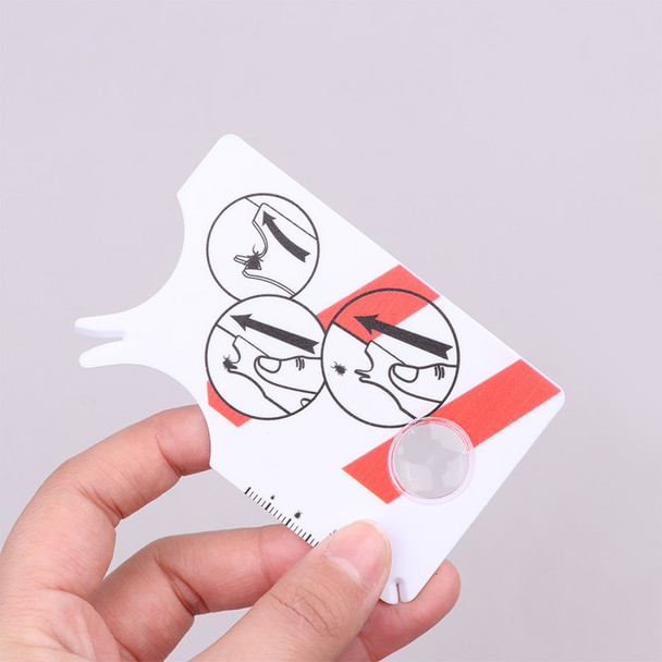Tick Card For People Tick Remover For Dogs Portable Tick Card With Magnifier For Gently Remove Ticks From People And Pet