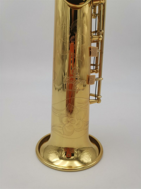 Made in Japan 82Z Brass Straight Soprano Bb Flat Sax Saxophone