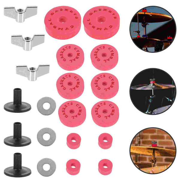 Metal Bracket Drum Pads Durable EVA Useful Cymbals Creative Cotton