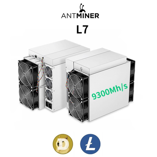 New Bitmain Antminer L7 Asic Miner 9300mh/s 3350w Scrypt Algorithm