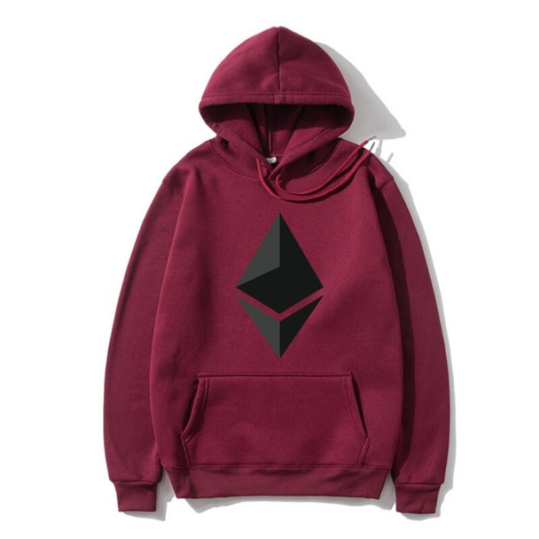 Outerwear Ethereum Currency Crypto Pullover Cryptocurrenc Blockchain