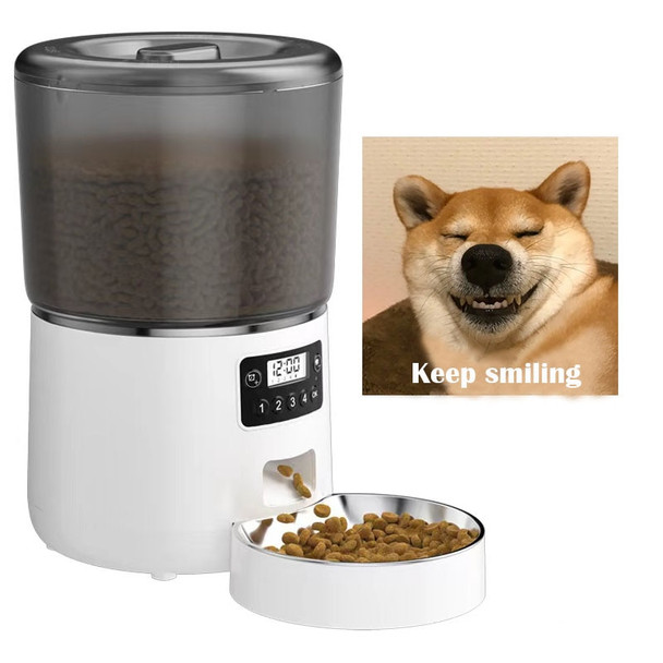 Top Automatic Pet Feeder Large Capacity APP Smart Cat Feeder Dog Slow Food Dispenser with WIFI Timing Pet Feeding