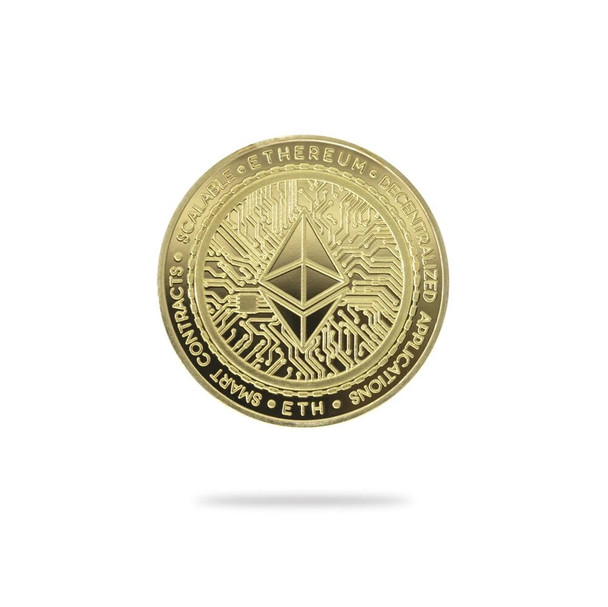 Ethereum (eth) Coin Ed Physical Crypto Coin Collectable Cryptocurrency
