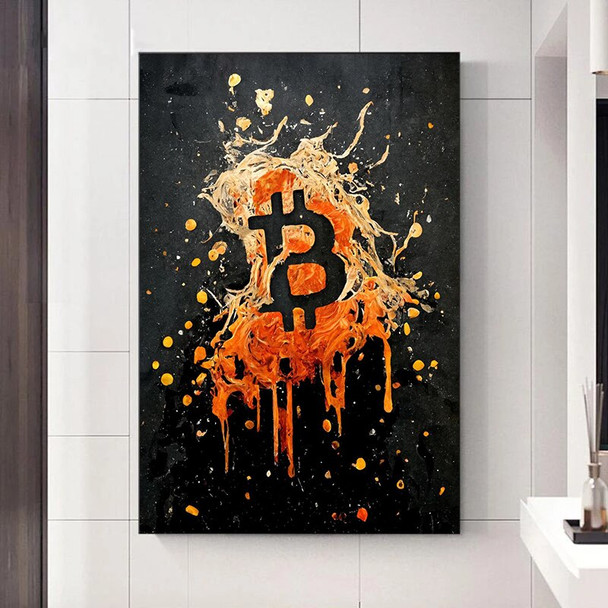 Bitcoin Cryptocurrencies | Cryptocurrency Poster 30x45 | Wall Art