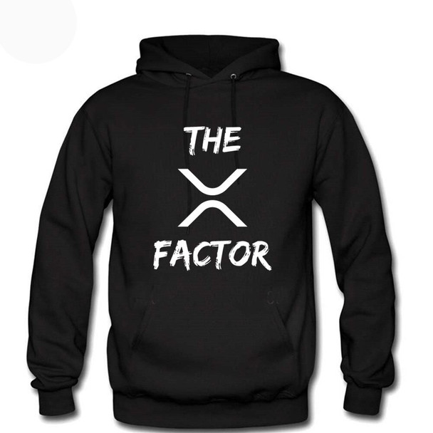 Mens Amazing Ripple Xrp Moon Bitcoin Crypto Cotton Sweatshirt Casual