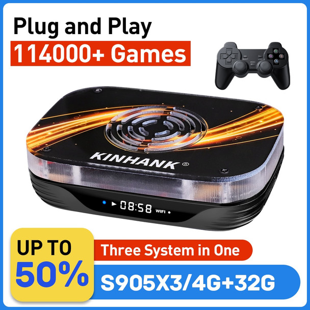 Super Console X3 Plus Retro Game Console For Sega Saturn/DC/Arcade/Naomi 114000 Games4K/8K HD TV Box Video Game Player Dual Wifi