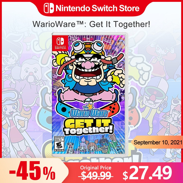 WarioWare Get It Together Nintendo Switch Game Deals 100% Official Physical Game Card Action Party Genre for Switch OLED Lite