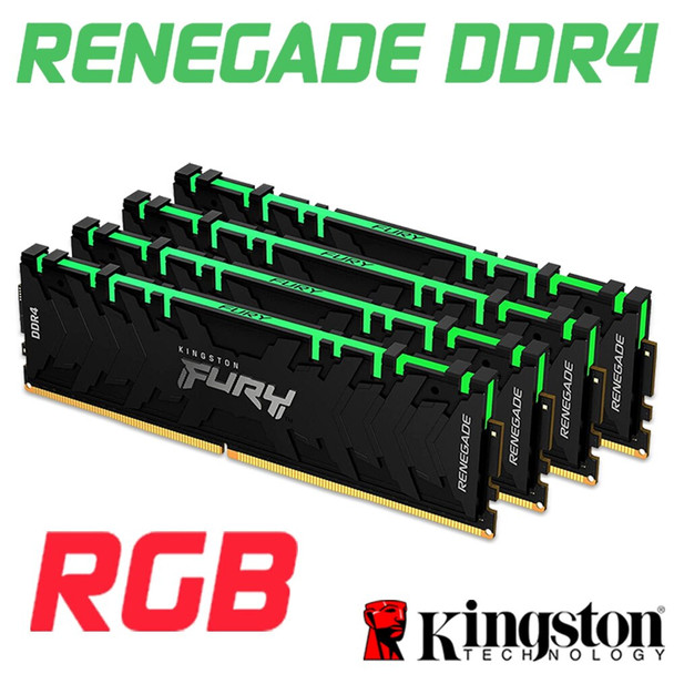 Kingston Memory Fury Renegade Rgb 8gb 16gb 32gb Ddr4 Ram 3200mhz