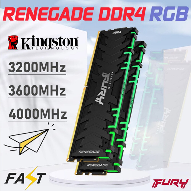 Kingston Fury Renegade Ddr4 | Ddr4 Kingston Fury 3200 Mhz - Kingston