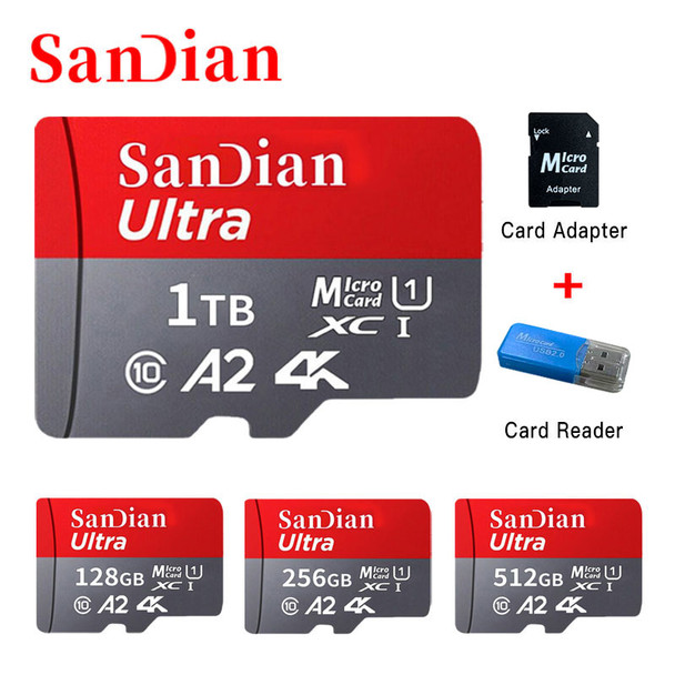 1TB Class10 Memory TFcard 256GB  high-speed micro SDCard 512gb Mini SD card 128GB Microsd Flash Drive Card for camera/phones