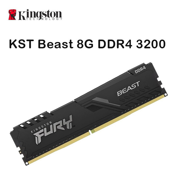 Kingston Fury Beast RAMs Memory 8GB 16GB 32GB 64G 3200MHz 3600MHz DDR4