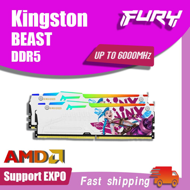 Kingston FURY Beast LEAGUE of LEGENDS DDR5 RGB RAM 16GB Up To 6000MHz