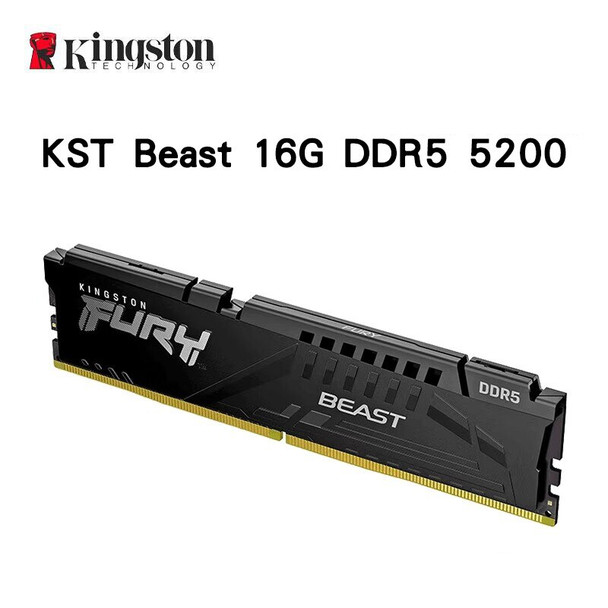Kingston Fury Beast Memory 16GB  32GB 5200MHz DDR5 RAM Desktop Memory