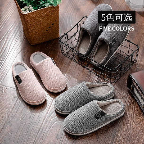 Ladies New Cotton Slippers Home Non-slip Home Indoor Home Furnishing