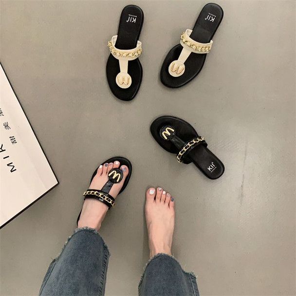 Summer New Women's Sandals Slippers Fairy Shoes Women's Fashion Black