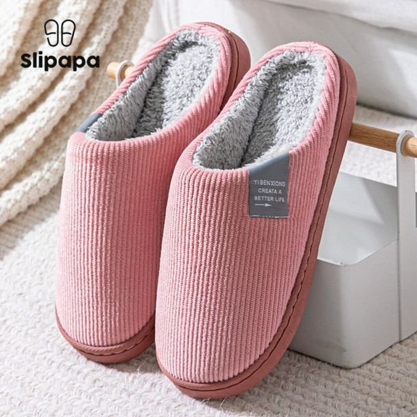 Winter Warm Slippers Winter Women Shoes Household Cotton Slippers