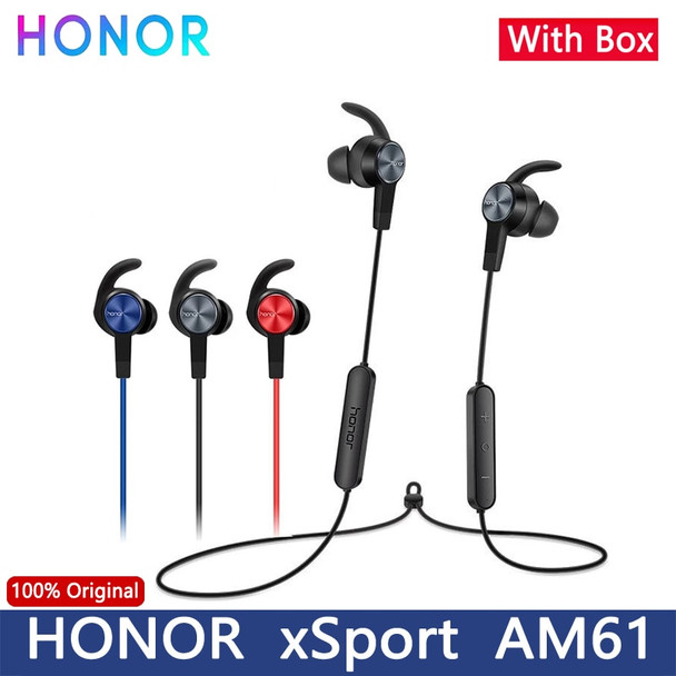 Honor xSport AM61 Bluetooth Headset IPX5 Waterproof BT4.1 Music Mic Control Wireless Sport Earphones for Android IOS