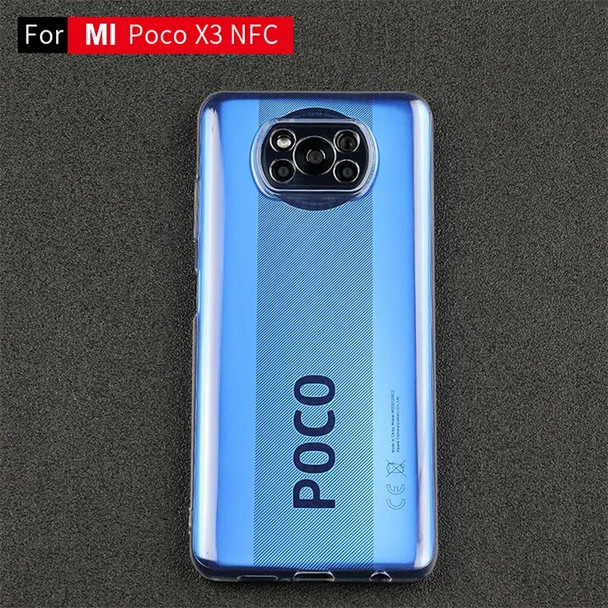 Transparent soft tpu phone case for xiaomi poco x3 nfc X3 PRO F3 GT M3 global version Ultra Thin clear back cover coque