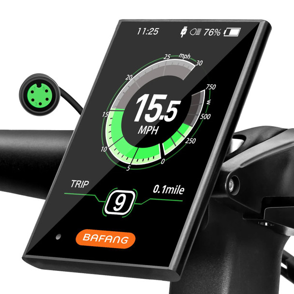 Bafang DPC18 Electric Bike Display with Speedometer USB Charging Port for Mid Drive Motor BBS01B BBS02B BBSHD Speedometer