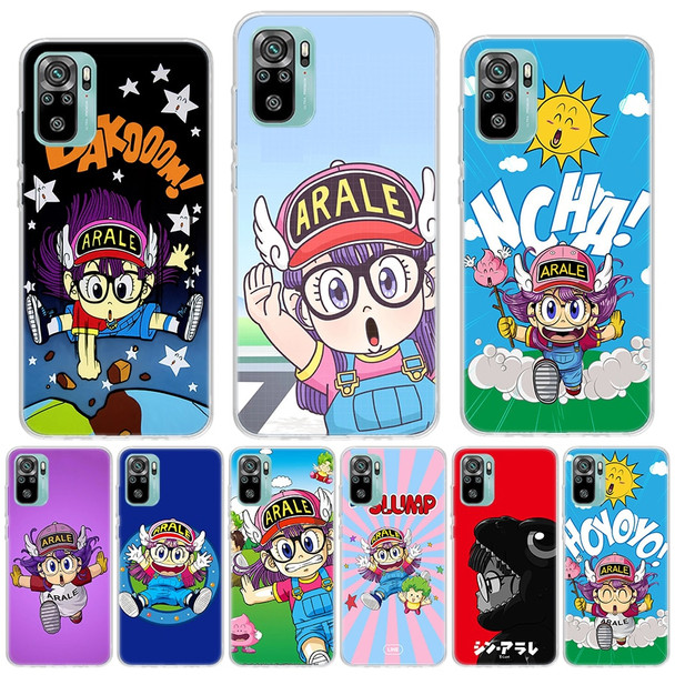 Dr Slump Arale Anime Silicon Call Phone Case For Xiaomi Redmi 10 10C 12 12C 9 9C 9A 10A 9T 8A 7A 6A 8 7 6 Pro 10X K40 K30 K20 S2