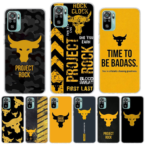 The Rock Dwayne Johnson ua Silicon Call Phone Case For Xiaomi Redmi 10 10C 12 12C 9 9C 9A 10A 9T 8A 7A 6A 8 7 6 Pro 10X K40 K30