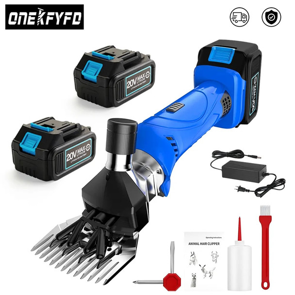 Wireless 6 speed 13 teeth Electric Wool Shears Pet Clipper Machine Goat Horse Hair Scissor Sheep Shearing for Makita 18V Battery