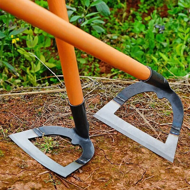 Hollow Hoe Weeding Rake Labor-saving Weeding & Loosening Soil Artifact Harrow Handheld steel weeding hoe