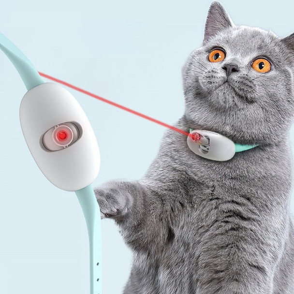 Smart Automatic Cat Toy Laser Teasing Cat Collar Electric USB Charging Kitten Amusing Toys Interactive Training Pet products