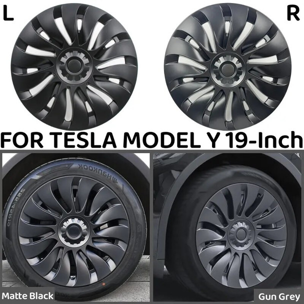 4PCS Wheel Caps For Tesla Model Y 2023 19Inch Hub Cap Performance Replacement Automobile Wheel Hubcap Full Rim Cover Accessories