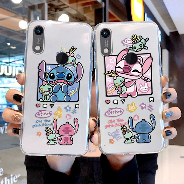 For Huawei P smart 2019 Honor 10 Lite Case Mouse Minnie Mickey Lilo Stitch Phone Capa Silicone Cover Funda Coque Duck Donald TPU