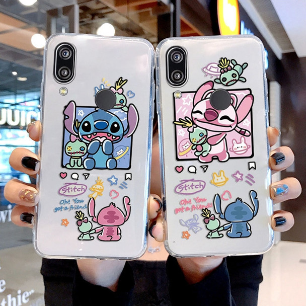 For Huawei P20 2018 P20 Lite P20 Pro Case Cute Mouse Minnie Mickey Lilo Stitch Phone Case Soft TPU Cover Funda Coque Duck Donald