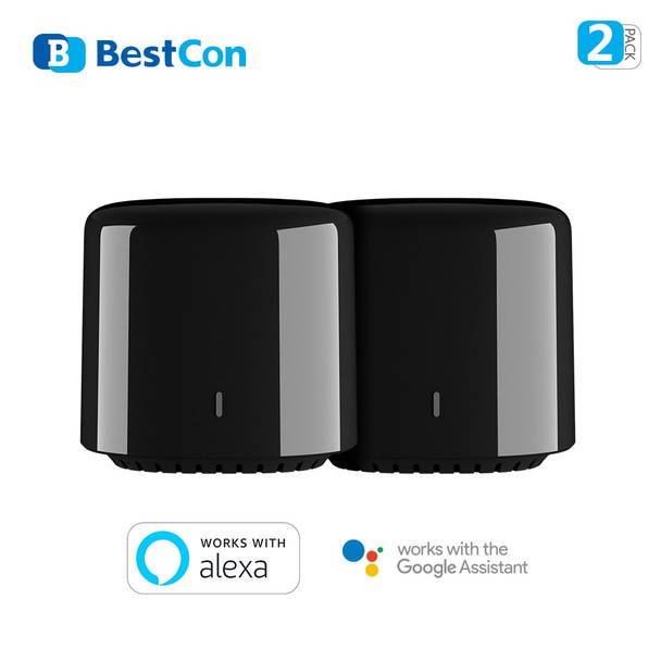 BroadLink RM4 BestCon RM4C mini Wi-Fi Smart Universal Remote Voice Control with Google Home & Alexa Smart Home HUB