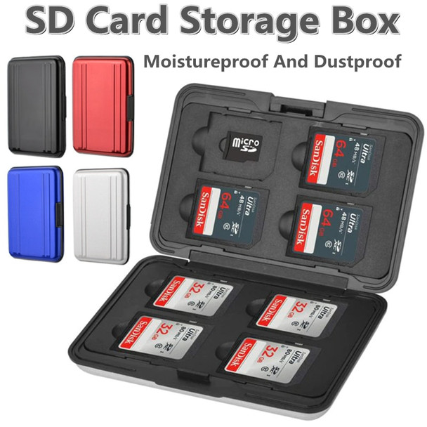 12 Slots Waterproof SD Card Case Micro SD Card Holder