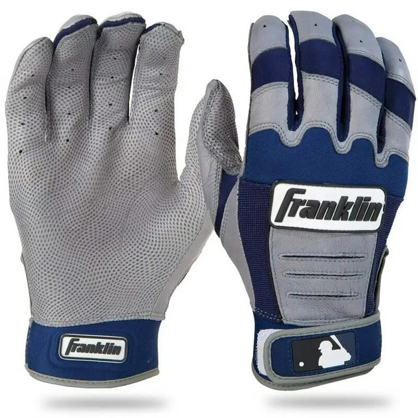 CFX Baseball Batting Gloves - Gray/Navy - Adult Large