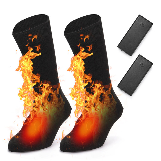 Electric Heated Socks Battery Powered Cold Weather Heat Socks for Outdoor Riding Camping Hiking Motorcycle Winter Socks