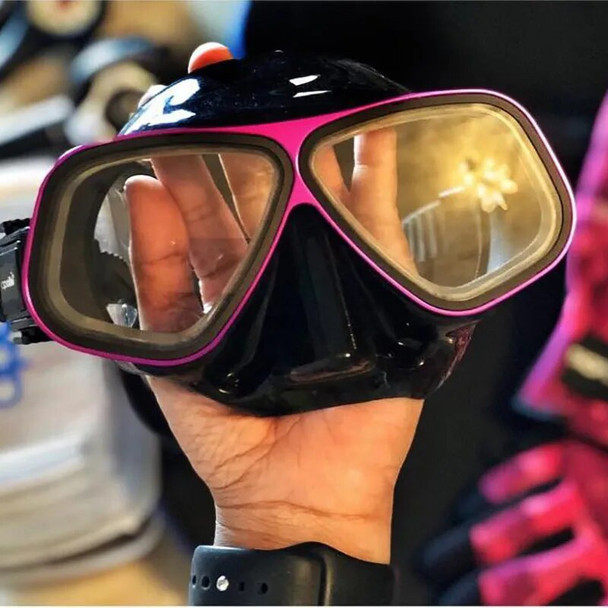 Apollo Similar Alloy Frame Free Diving Masks Can Equipped Myopia Mask Glasses Low Volume 65cc Scuba Mask Snorkeling Wet Tube