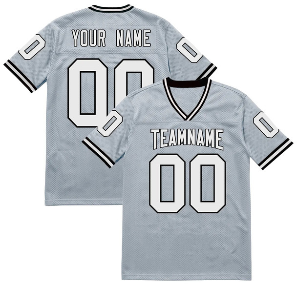 Stitched Custom American Football Jersey embroidery Team Name/Number Football Shirt Mesh Breathable Rugby Jersey Men/Women/Kids