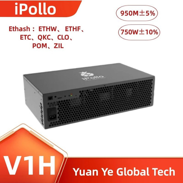 New iPollo V1 950M Super Quiet home miner with Psu