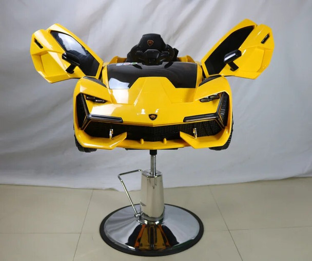 Children's car barber chair Children's cartoon toy haircut lifting salon Seat hairdressing shop
